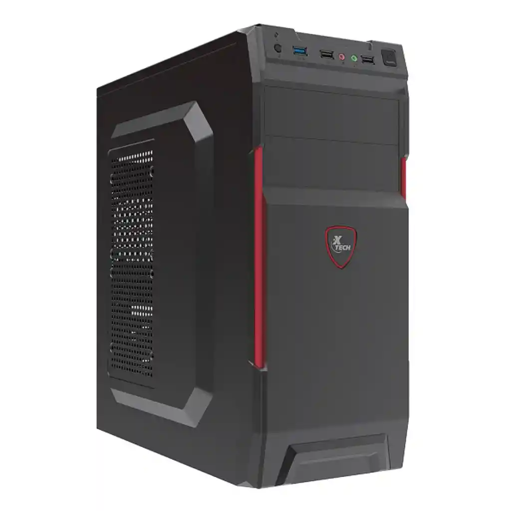 Gabinete Pc Chasis Atx Fuente De Poder 600w Xtech Xtq-214