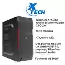 Gabinete Pc Chasis Atx Fuente De Poder 600w Xtech Xtq-214