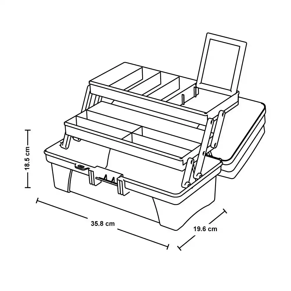 Caja Vanity 14 Nat Az Trq