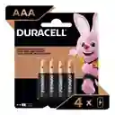 Pilas Duracell Alcalinas Aaa Paquete De 4 Unidades Original Dayoshop