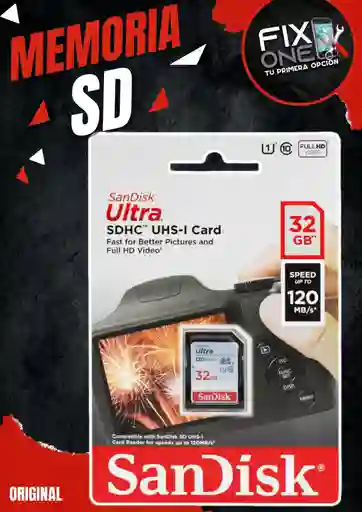 Memoria Sd Sandisk Ultra 32 Gb Original