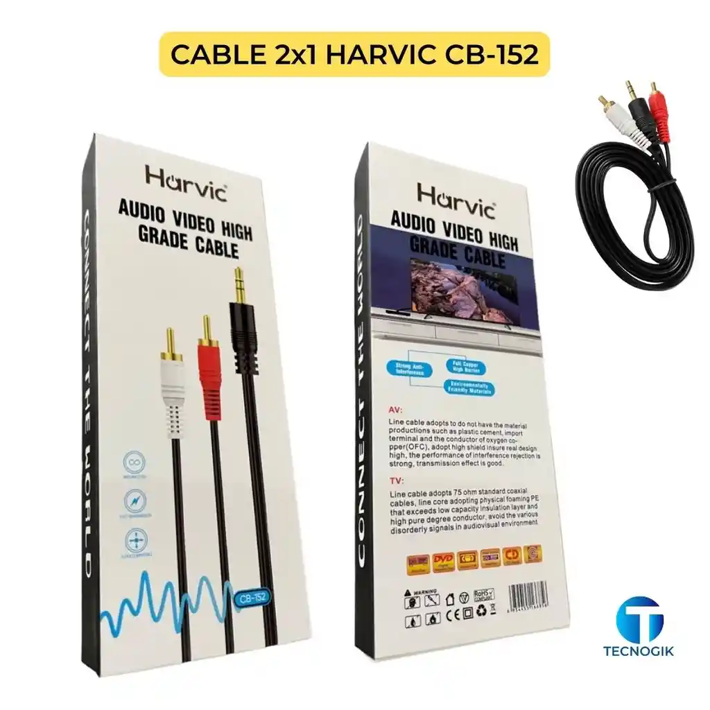 Cable Auxiliar 2x1 Cb-153