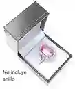 Estuche Caja Anillo Madera Fino Glamour, Compromiso, Regalo Dayoshop