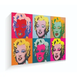 Cuadro Maderatela Bantec Marilyn Monroe 60 X 42 Cm Pop Art