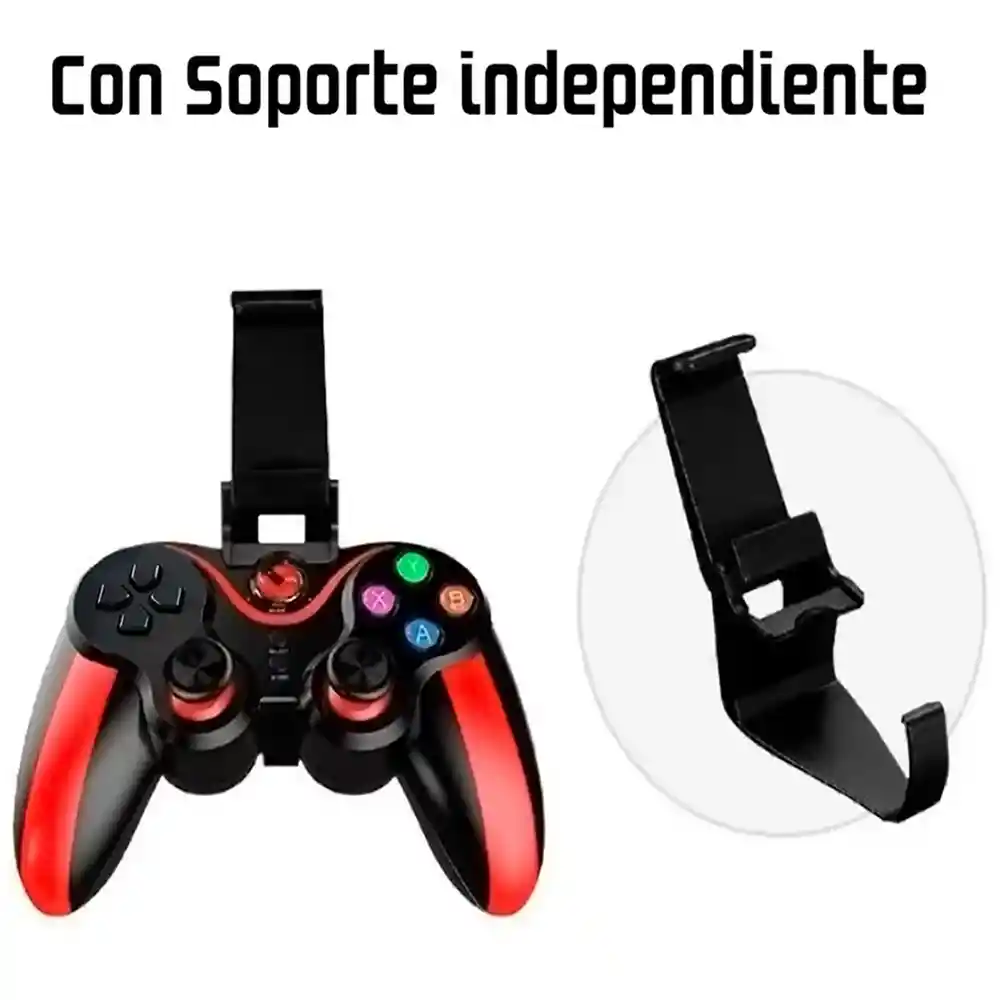 Control Bluetooth Celular Pc Gamepad Android Los Pc+ Soporte