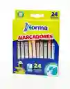 Marcador Lavable X24