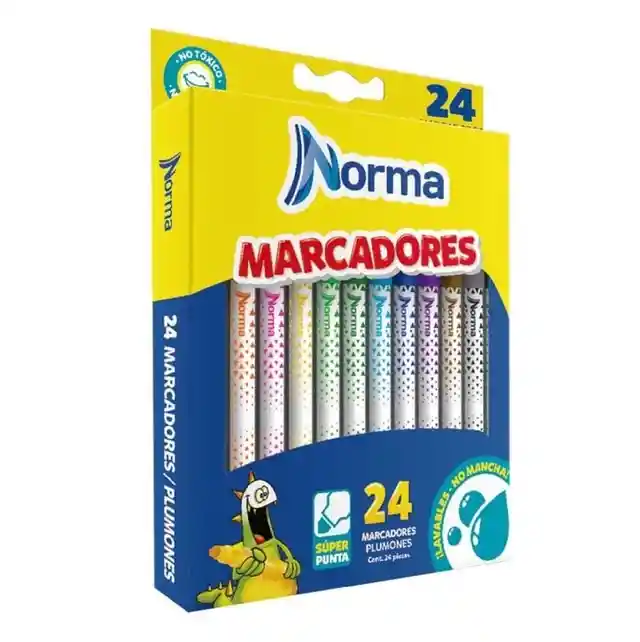 Marcador Lavable X24