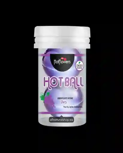 Lubricante Íntimo Hot Ball Hot Flowers Aroma Uva