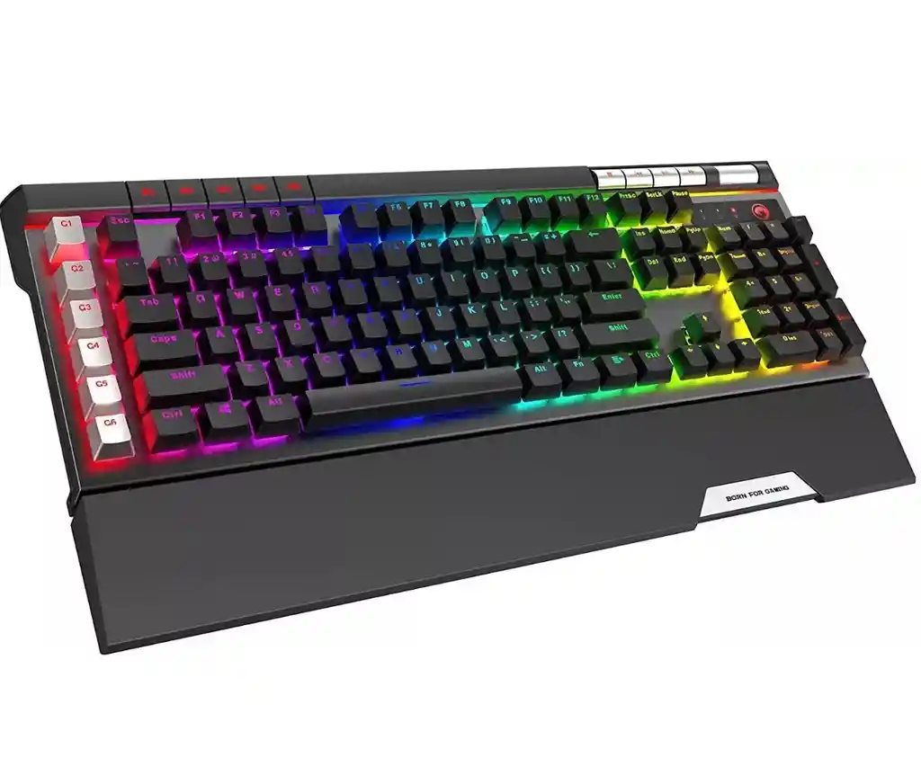 Teclado Gamer Mecanico Marvo Kg965g Rgb Con Macros