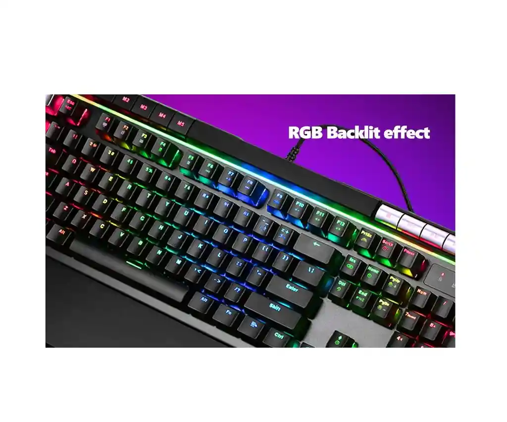 Teclado Gamer Mecanico Marvo Kg965g Rgb Con Macros