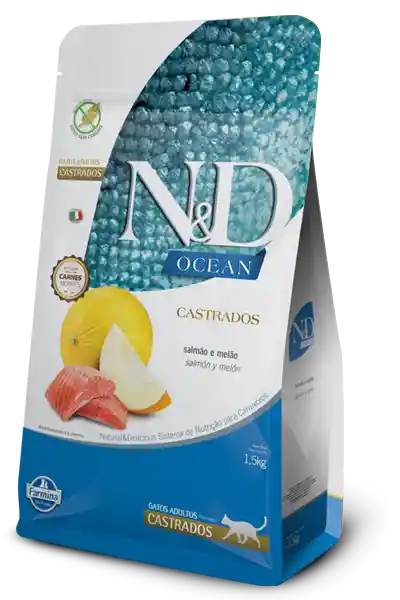 N&D Ocean Gato Adulto Castrado *1.5Kg 