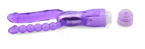 Vibrador Osiris Morado Doble Penetracion