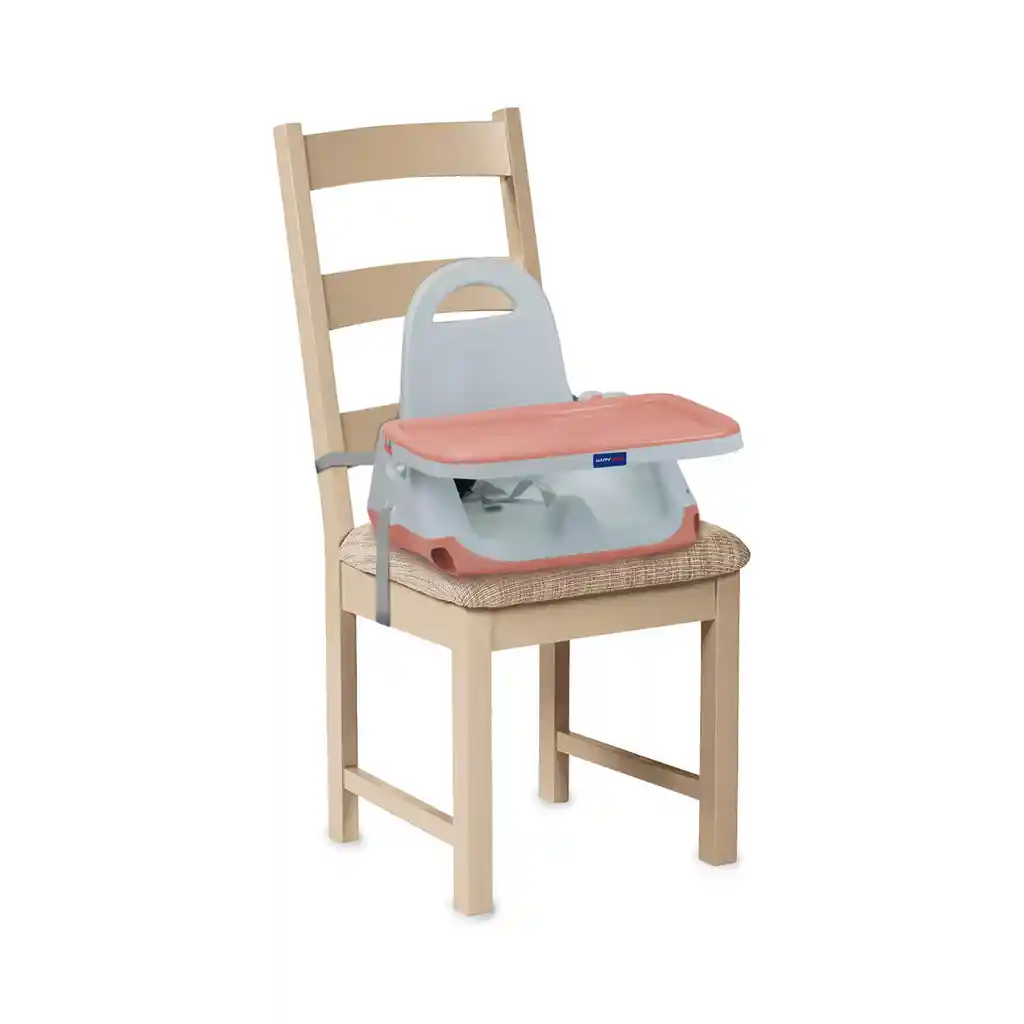 Silla Comedor Bebé Navi Happy Baby 4 En 1 Rosa