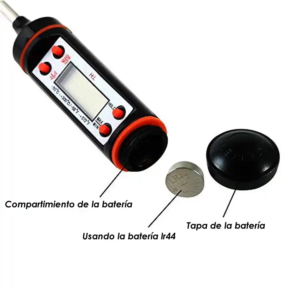 Termometro Digital De Cocina Punzon Sonda Temperatura Comida