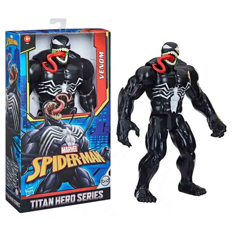  Figura De Accion  Spider Man  Titan Hero Series Venom 30Cm 