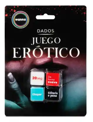 Wanna Dados Juego Erótico X 4 Unidades Juegos Sexuales