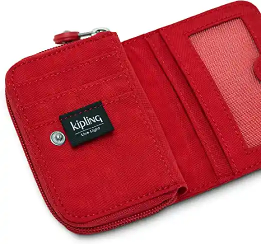 Billetera Kipling Tops Roja Cherry Original