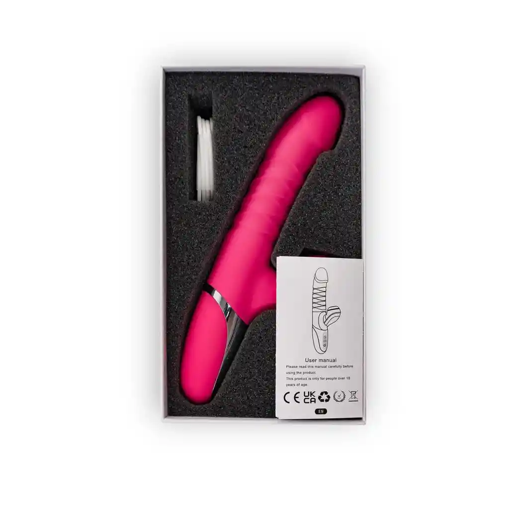 Vibrador Succionador Mandy Fucsia