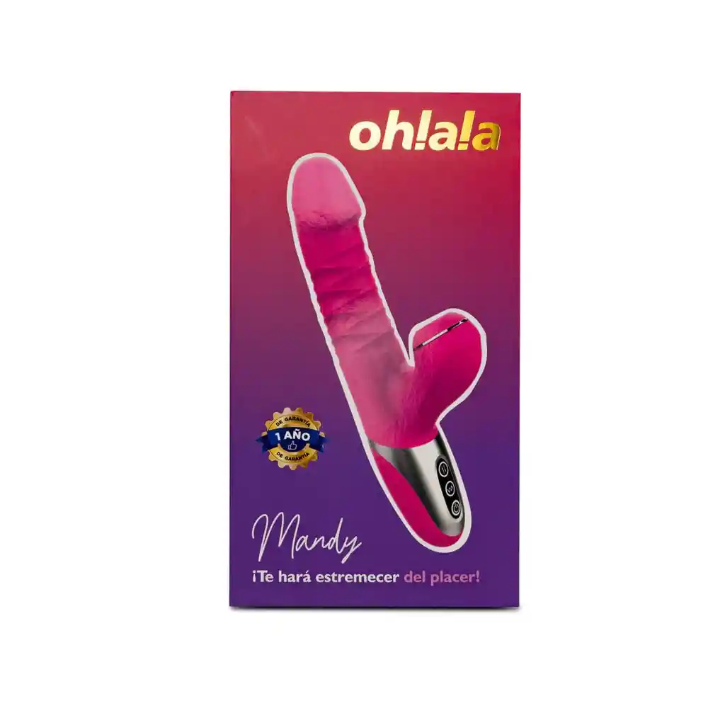 Vibrador Succionador Mandy Fucsia