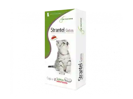 Strantel Gatos X 2 Tabs Saborizadas