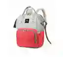 Pañalera Tipo Morral Multiusos Para Bebe Rayas Ref 2037 Rosa