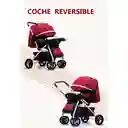 Coche Para Bebe Con Capota Expandible Musical Reversible Azul 602-1