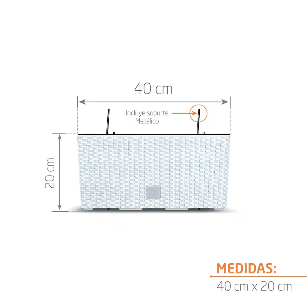 Matera Urbi Case Rato W 40 Cm Blanco