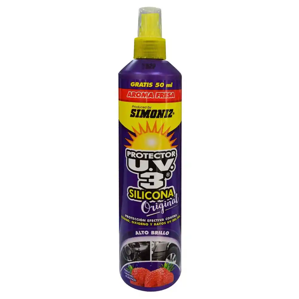 Silicona Protector U.v.3 Aerosol Simoniz Olor Fresa 300ml (3027fr) (103264