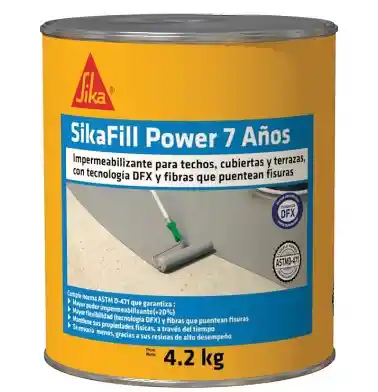 Sikafill Power 7 Años Gris 4.2kg