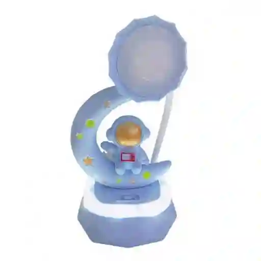 Lampara Luna Astronauta Sentado Luna Estrellas Recargable Dayoshop