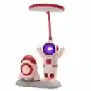 Lampara Luna Astronauta Sentado Recargable Nave Rosa Tajalapiz Dayoshop