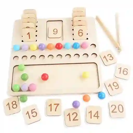 Tablero Didáctico De Aprendizaje De Matemáticas Para Niños.
