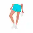 Pantaloneta Deportiva Short Wilson Micro 79329 Mujer Gym Fitness Turquesa Xl