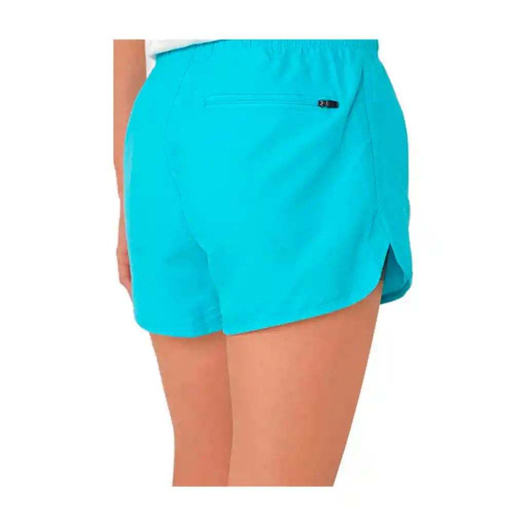 Pantaloneta Deportiva Short Wilson Micro 79329 Mujer Gym Fitness Turquesa Xl
