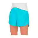 Pantaloneta Deportiva Short Wilson Micro 79329 Mujer Gym Fitness Turquesa Xl