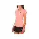 Camiseta Cuello V Wilson Deslavada 71592 Mujer Gym Fitness Coral S
