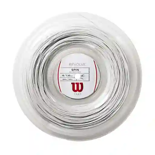 Cuerda Para Raqueta De Tenis Wilson Revolve 16 - Set 11m Blanco
