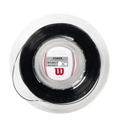 Cuerda Para Raqueta De Tenis Wilson Synthetic Gut Power 16 - Set 11m Negro