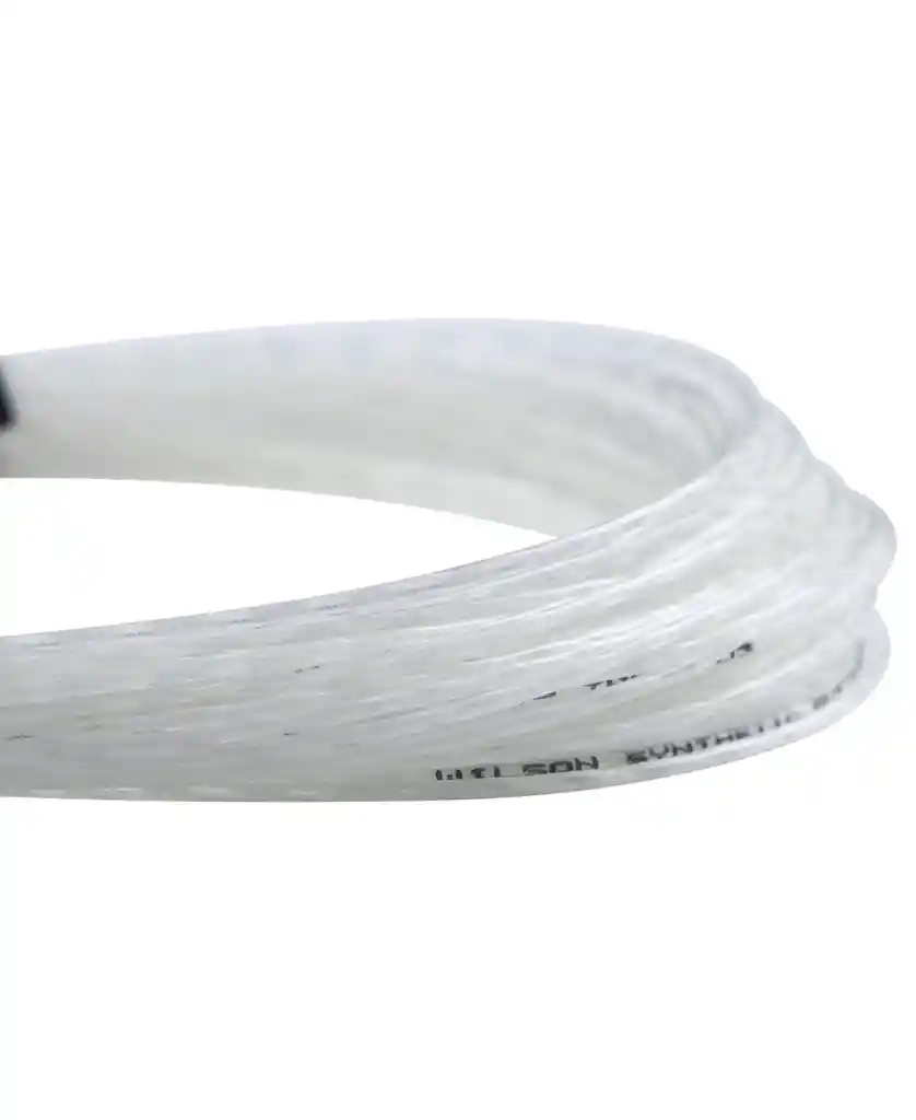 Cuerda Para Raqueta De Tenis Wilson Synthetic Gut Power 16 - Set 11m Blanco