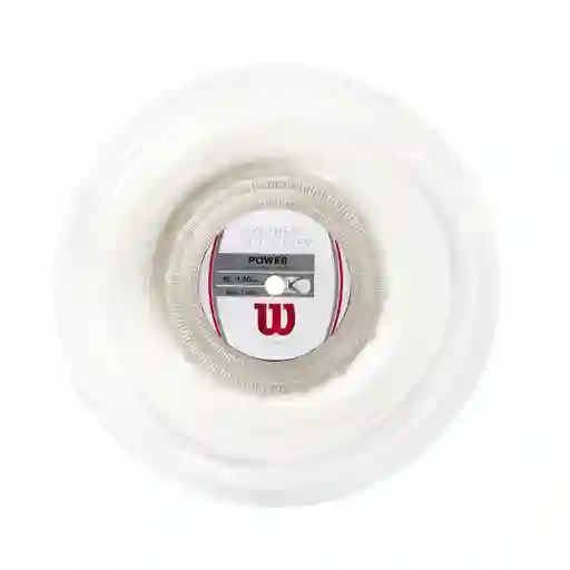 Cuerda Para Raqueta De Tenis Wilson Synthetic Gut Power 16 - Set 11m Blanco