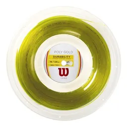 Cuerda Para Raqueta De Tenis Wilson Poly Gold 16 - Set 11m