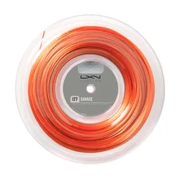 Cuerda Para Raqueta De Tenis Luxilon Savage 127 - Set 11m Naranja