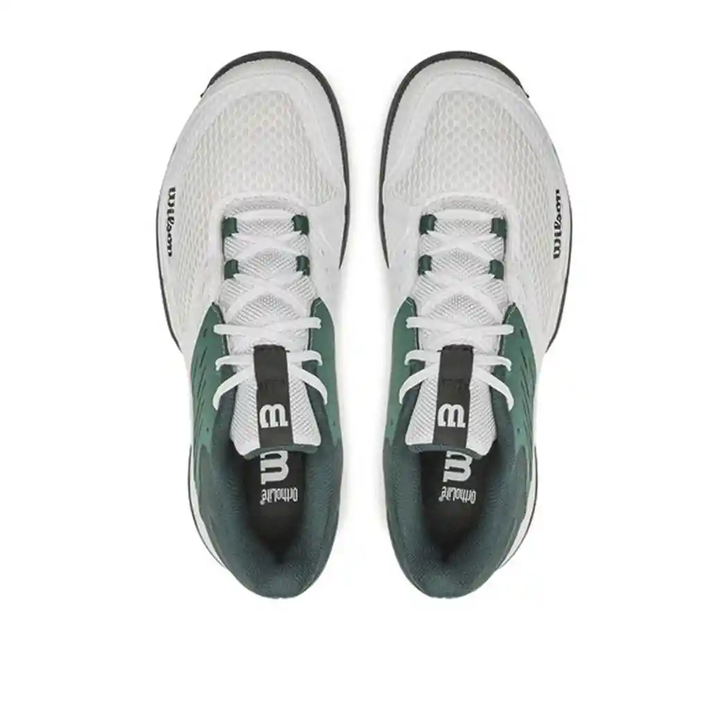 Tennis Hombre Zapatos Tenis Profesionales Wilson Kaos Devo Blanco/verde 9 Us