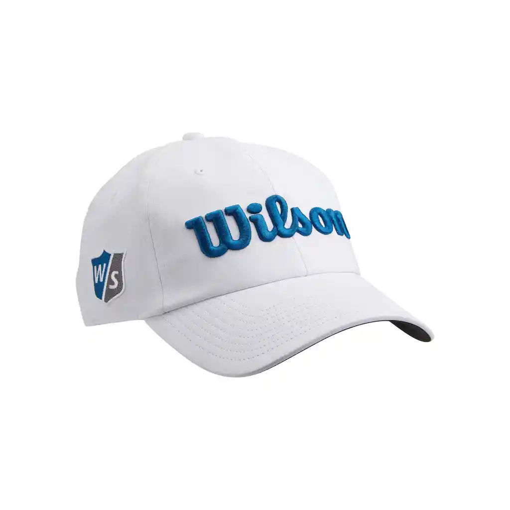 Gorra Para Tenis Cachucha Golf Beisbol Wilson Pro Tour Deportiva Unitalla Blanco/azul