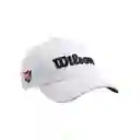 Gorra Para Tenis Cachucha Golf Beisbol Wilson Pro Tour Deportiva Unitalla Blanco/negro