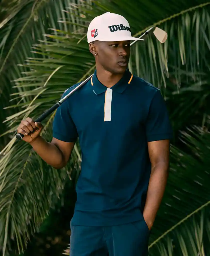 Gorra Para Golf Tenis Cachucha Beisbol Wilson Deportiva Unitalla Blanco/negro
