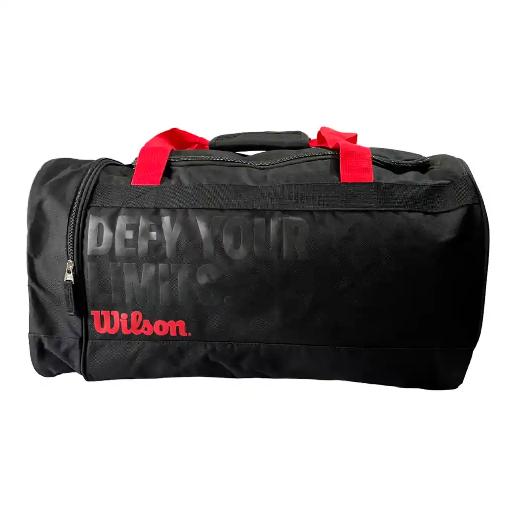 Bolso Deportivo Gym Entrenamiento Wilson Brooklyn Viaje Hombre Mujer Negro