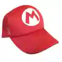 Gorra Camionera Mario Bros Diseños Trucker Roja Cachucha - Mario Niños