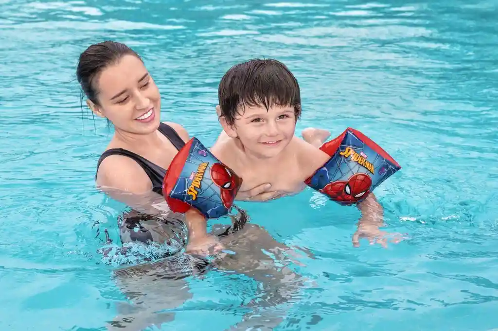 Flotador Brazos Piscina Bestway Spiderman Hombre Araña 98001 Dayoshop