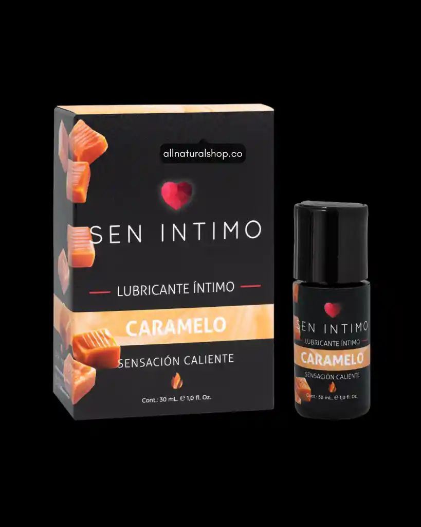 Lubricante Caliente Caramelo Sen Íntimo 30ml